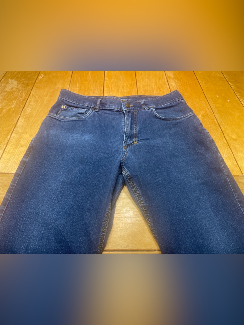 Origin Delta 68 Denim Jeans Size 36x33 Medium Wash Stretch Denim Triple Stitch